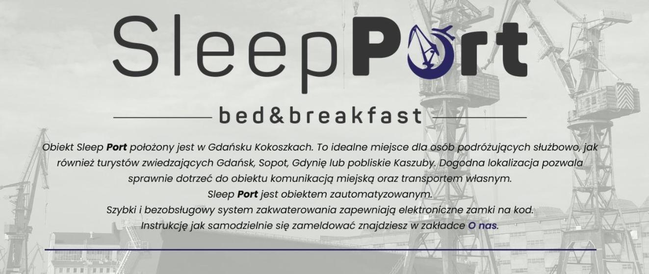 Sleep Port B&B - Bezplatny Parking Gdansk Exterior foto